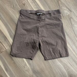 Brown Casual Shorts